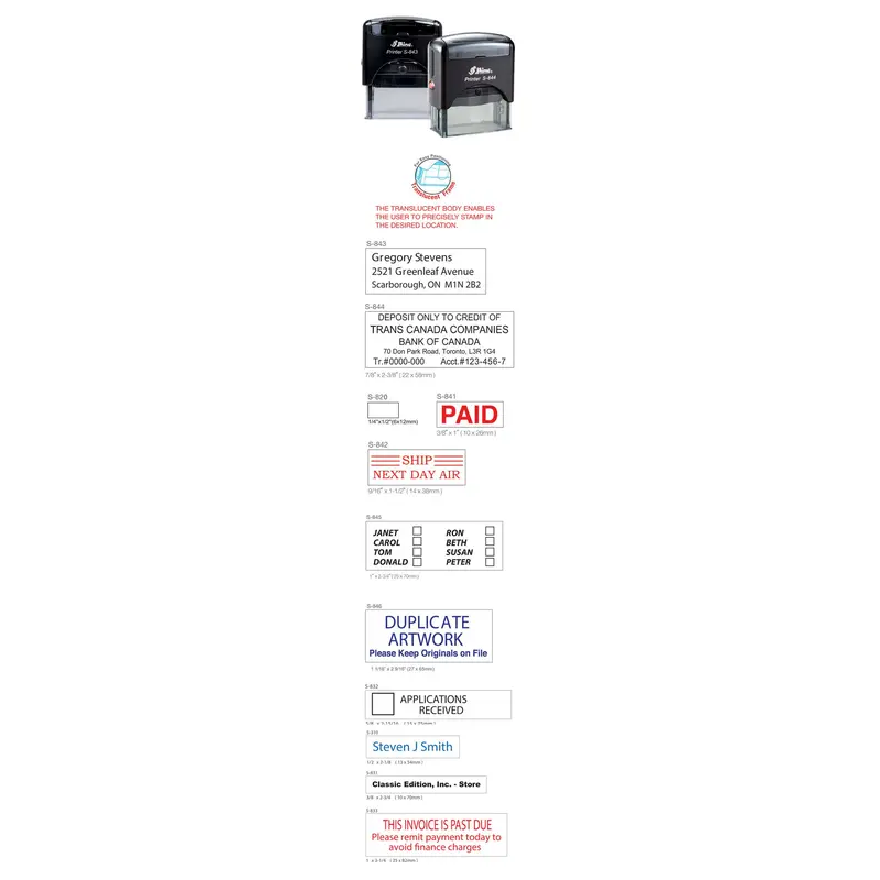 Customize your own StampsS-843 / Black