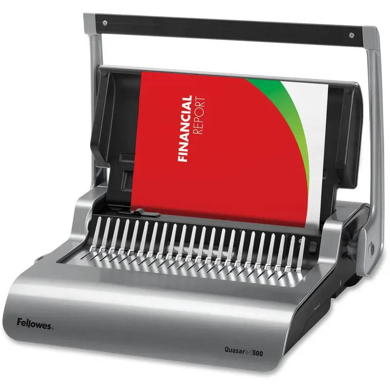 Fellowes Quasar™  500 Comb Binding Machine w/ Starter Kit
