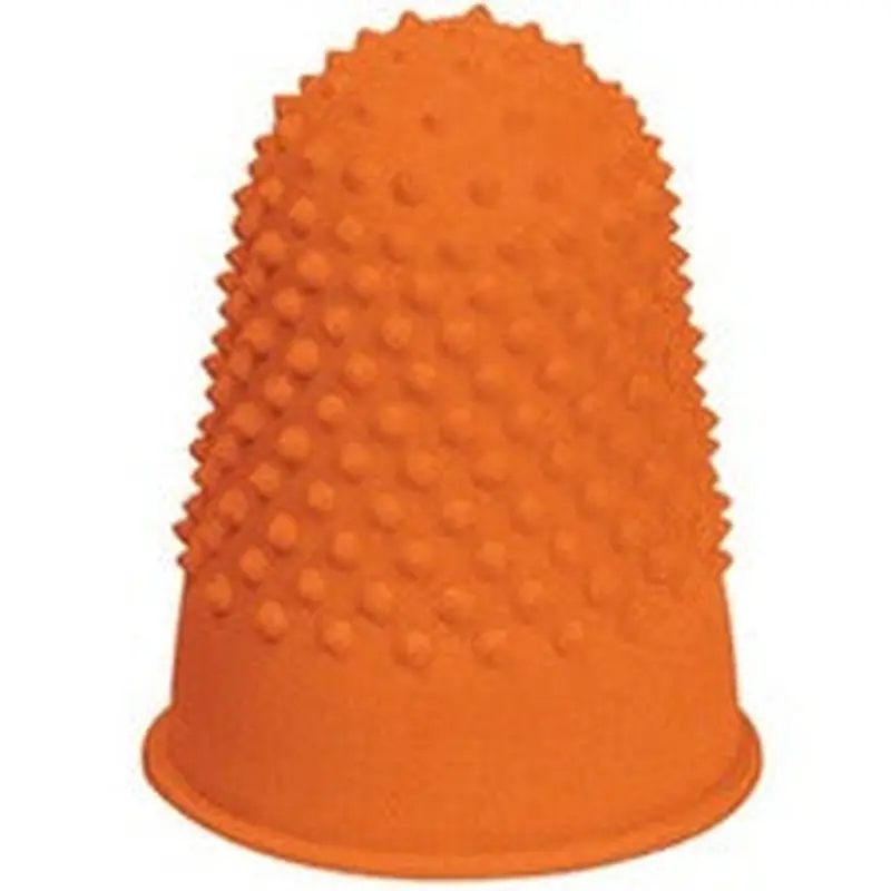 Finger Tip - Extra Large Size - Rubber - Orange - 12 / Pack