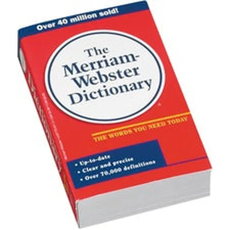 Merriam-Webster The New Merriam-Webster English Dictionary Printed Book