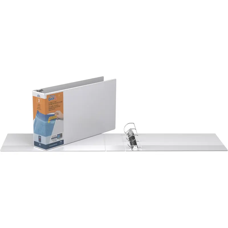 QuickFit QuickFit Angle D-ring Deluxe Ledger Spreadsheet View Binder
