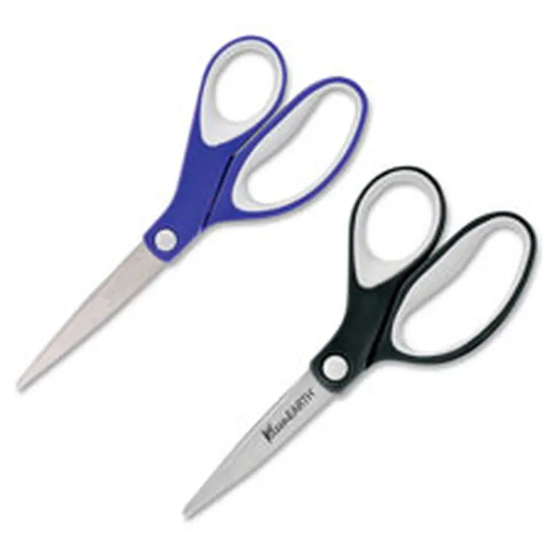 Scissors, Straight, 8", Softhandle, Blue