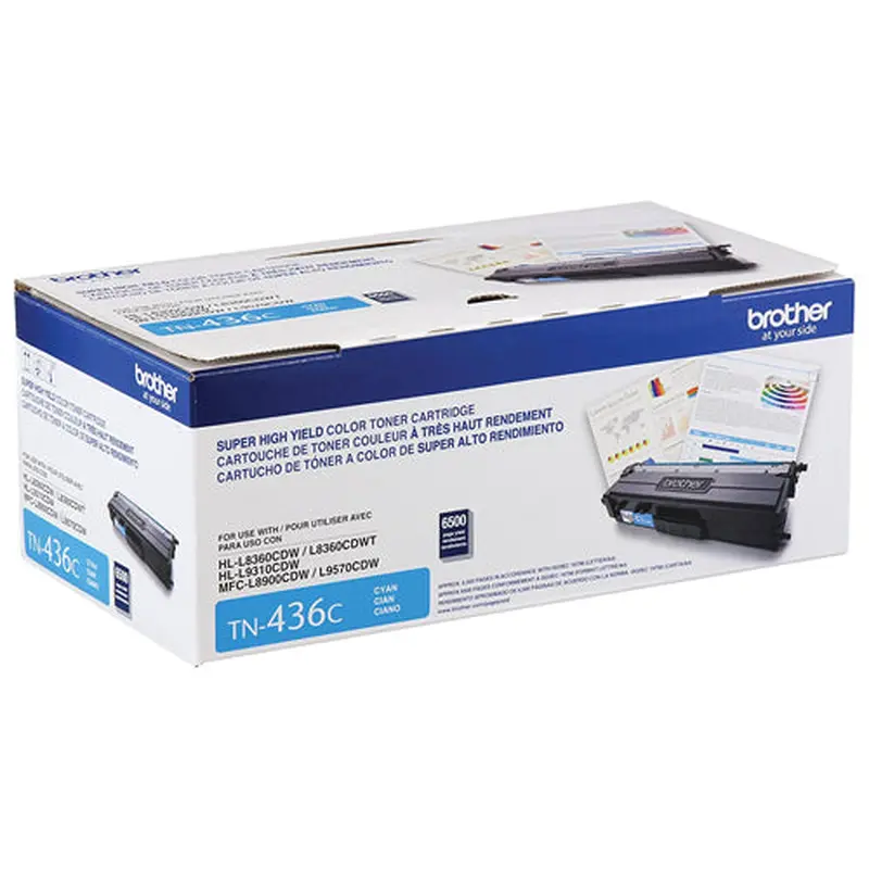 TN436C CYAN 6.5K TONER HLL8360CDW HLL9310CDW MFCL8900CDW