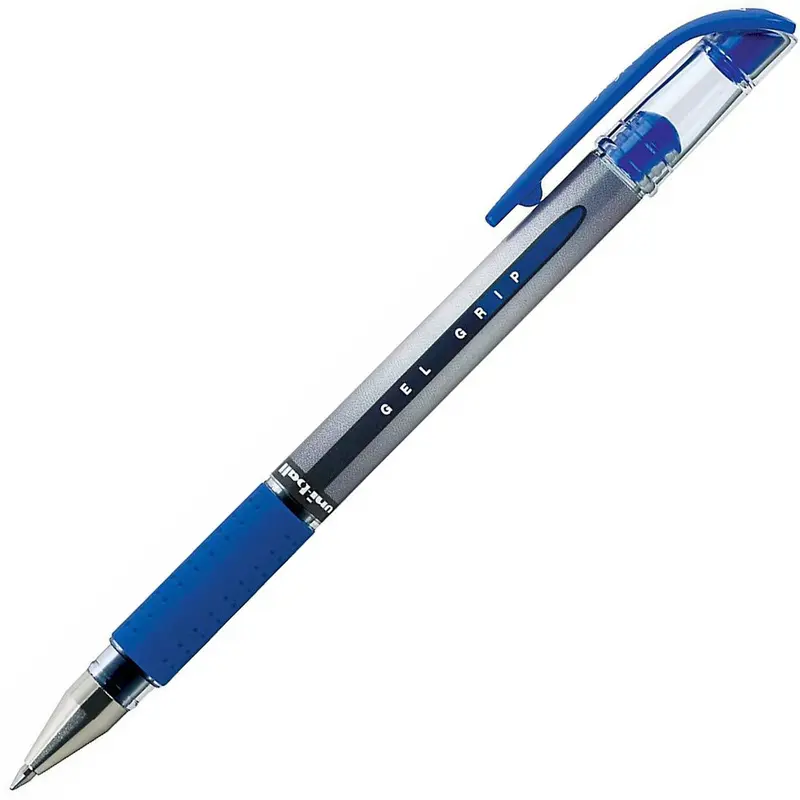 uni-ball Gel Grip Pens - Medium Pen Point - 0.7 mm Pen Point Size - Blue Gel-based Ink - 1/each