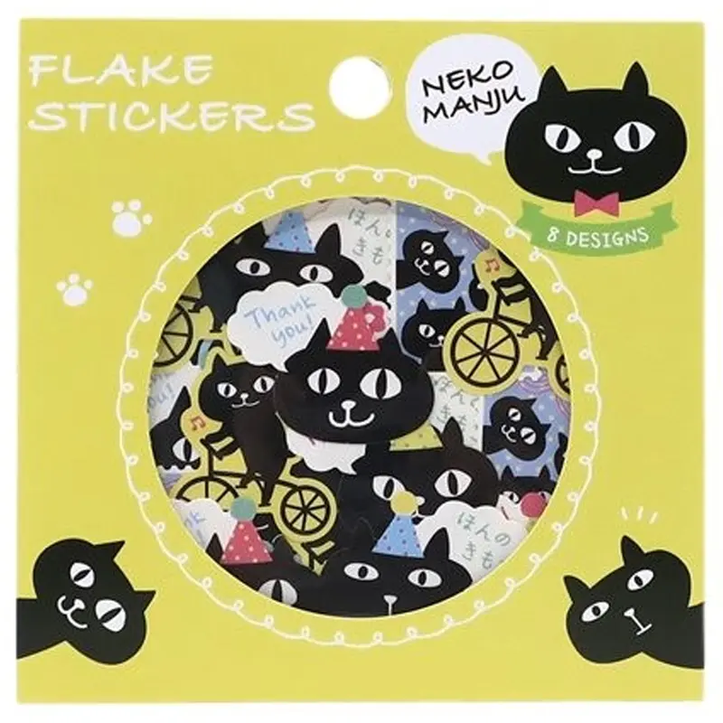 Active Corporation Flake Sticker Nekomanju