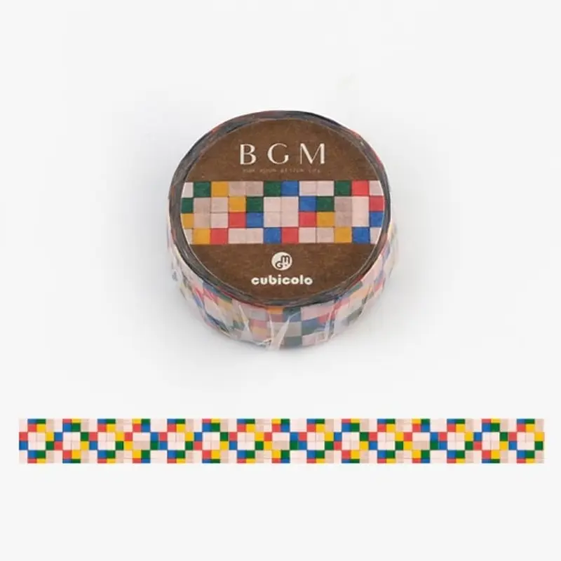 BGM Masking Tape Cubicolo Square
