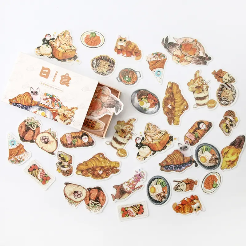 Boxed Stickers For Diary ScrapbookingA