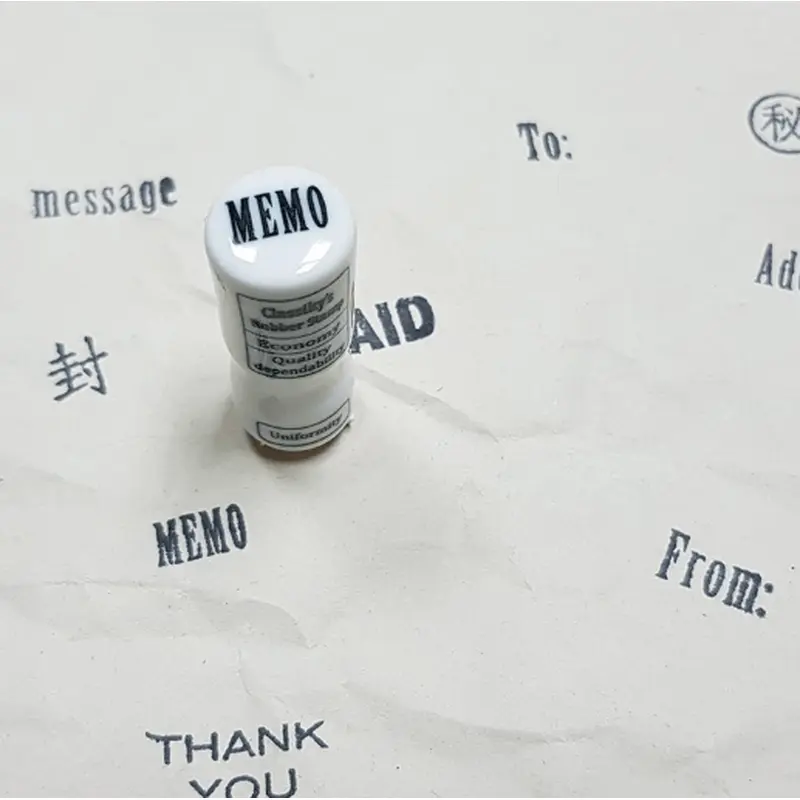 Classiky Porcelain Stamp MEMO Pattern