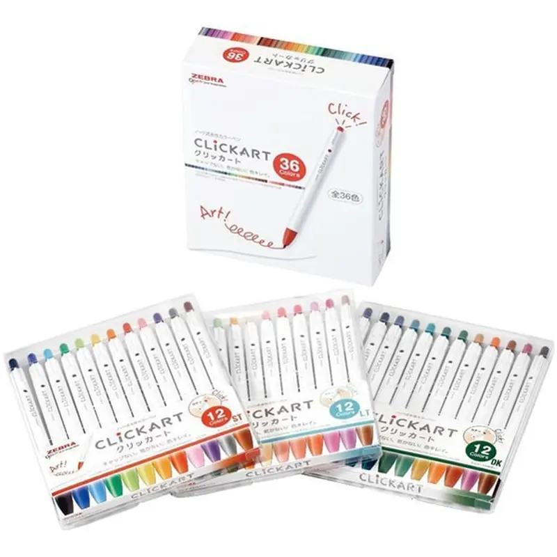 Clickart Color Pen 36 Colors Set