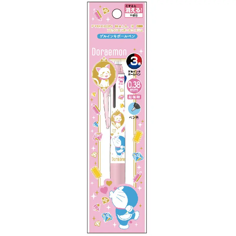 Frixion Ball 3 Slim Doraemon Pink