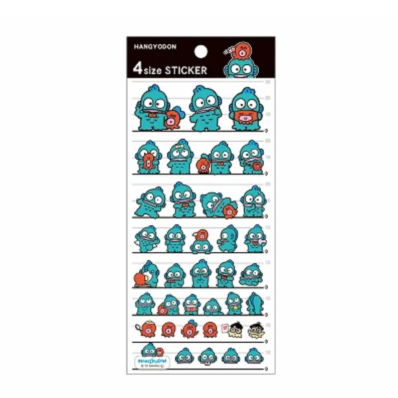 Kamio Japan 4 Size Sticker Vol.2Hangyodon