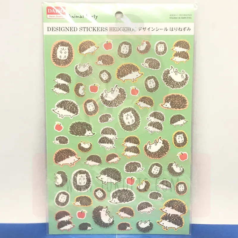 Japan Quality Animal Party Designed StickersHedgehog