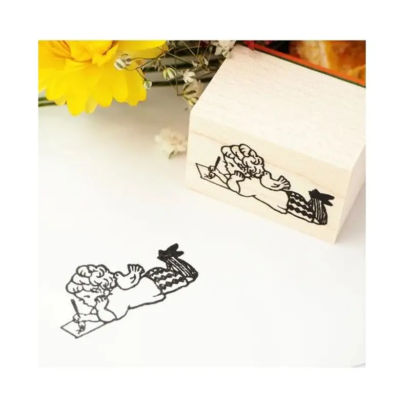 Krimgen Rubber Stamp Writing Boy