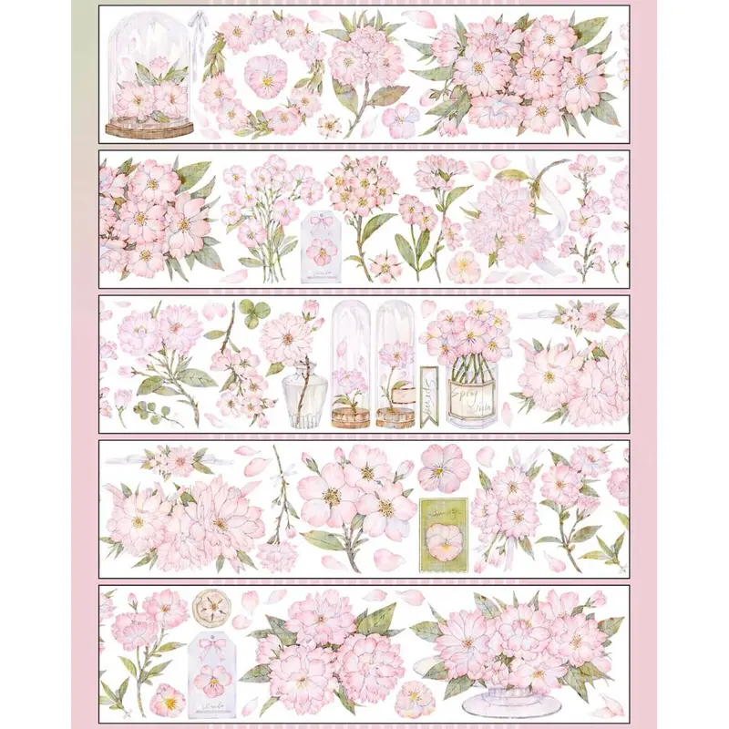 MEM Studio 100cm Pet Sampler Pink Soft Flower