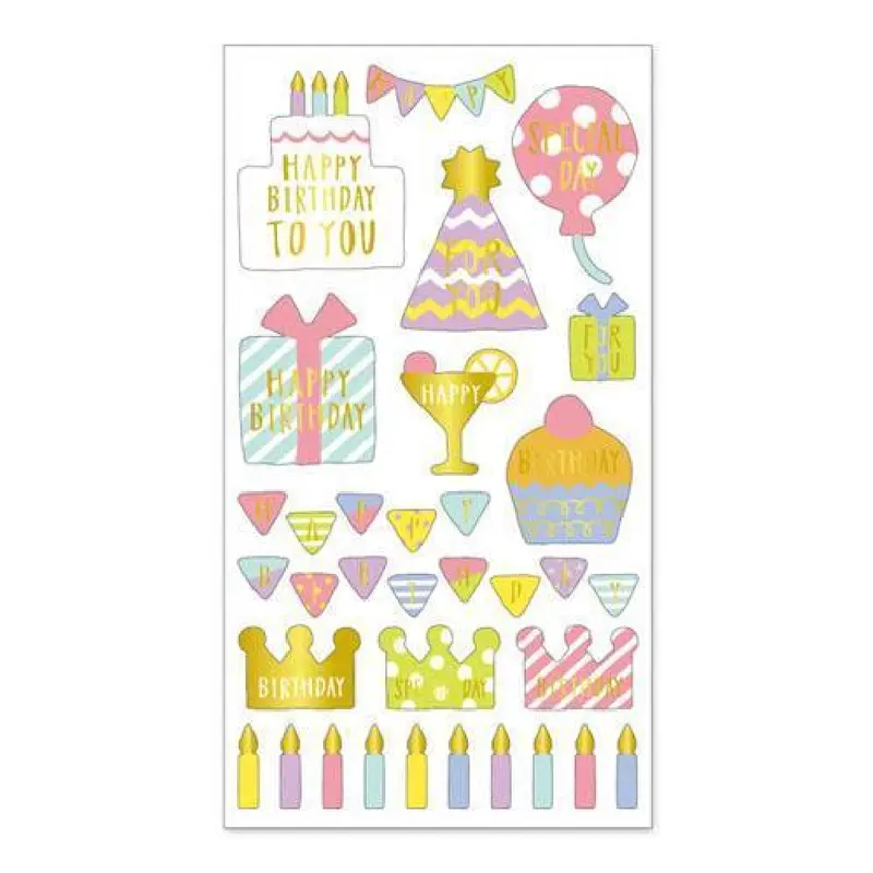 Mind Wave Inc - Copain Copine Birthday Sticker