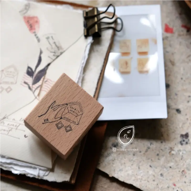 Nove Rubber Stamp - Snail Mail