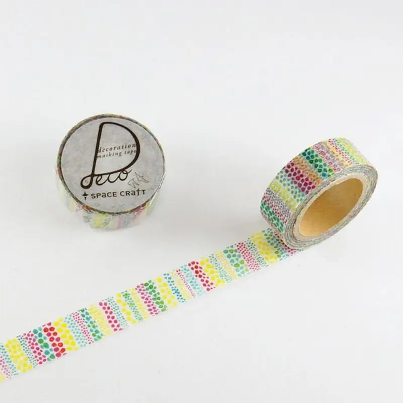 Round Top Masking Tape - Space Craft Border