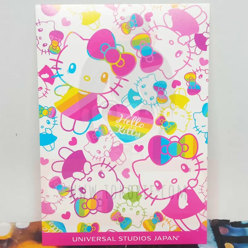 Sanrio Hello Kitty Rainbow Postcard