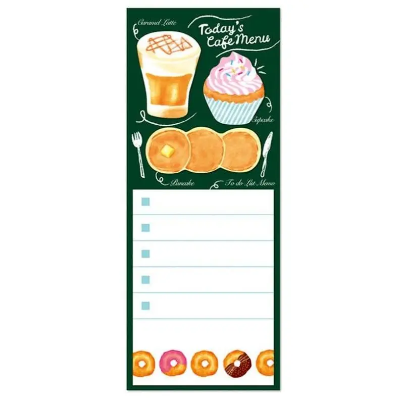 Sticky Notes Todays Cafe Menu