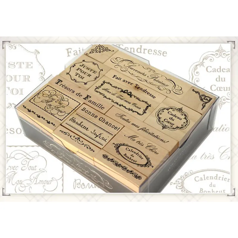 Tokyo Antique Rubber Stamp - Phrase Set