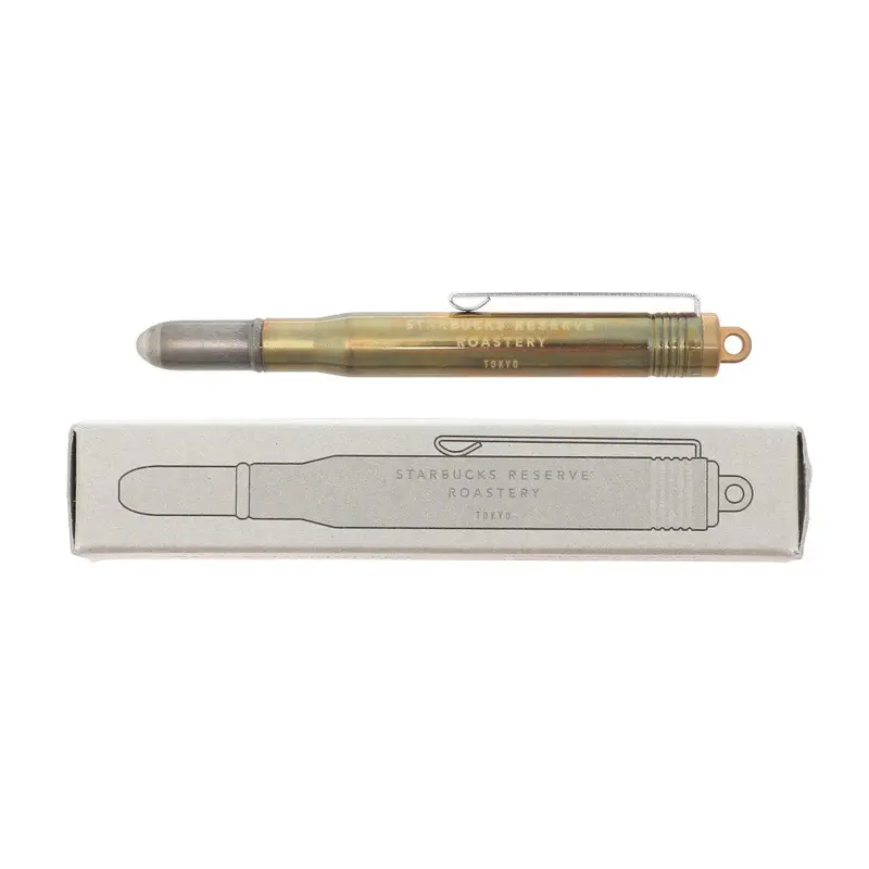 Traveler's Factory Brass Ballpoint Pen Starbucks Reserve Roastery