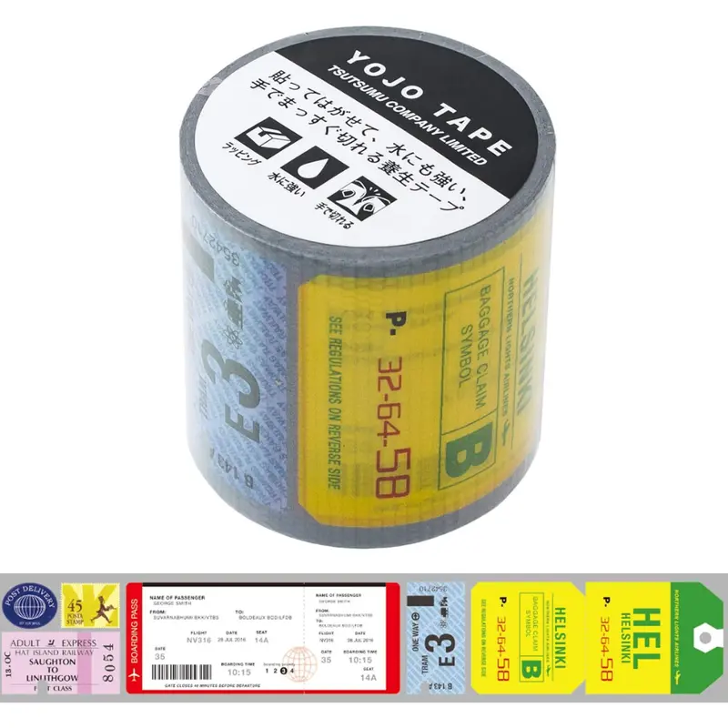 Yojo Masking Tape - Vintage Tickets