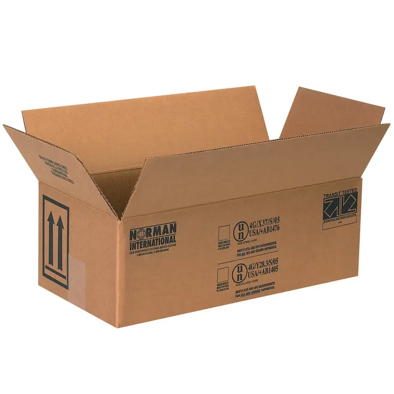 10 1/4 x 5 1/8 x 6 3/16 2 - 1 Quart Paint Can Boxes  25/Bundle