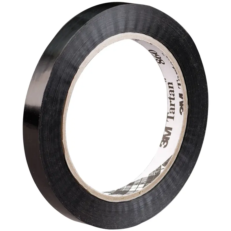 1/2" x 60 yds. 3M 860 Poly Strapping Tape 12/Case