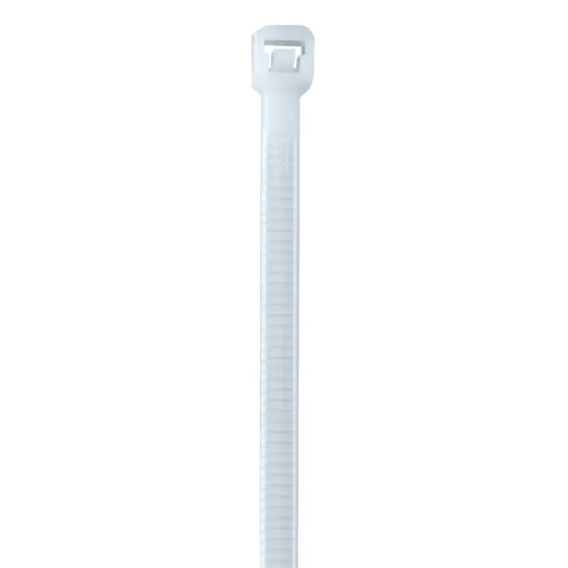 11" (40 lb Tensile) Clear Nylon Cable Ties 1000/Case