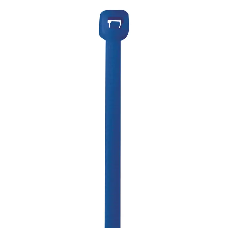 11" (50 lb Tensile) Blue Cable Ties 1000/Case