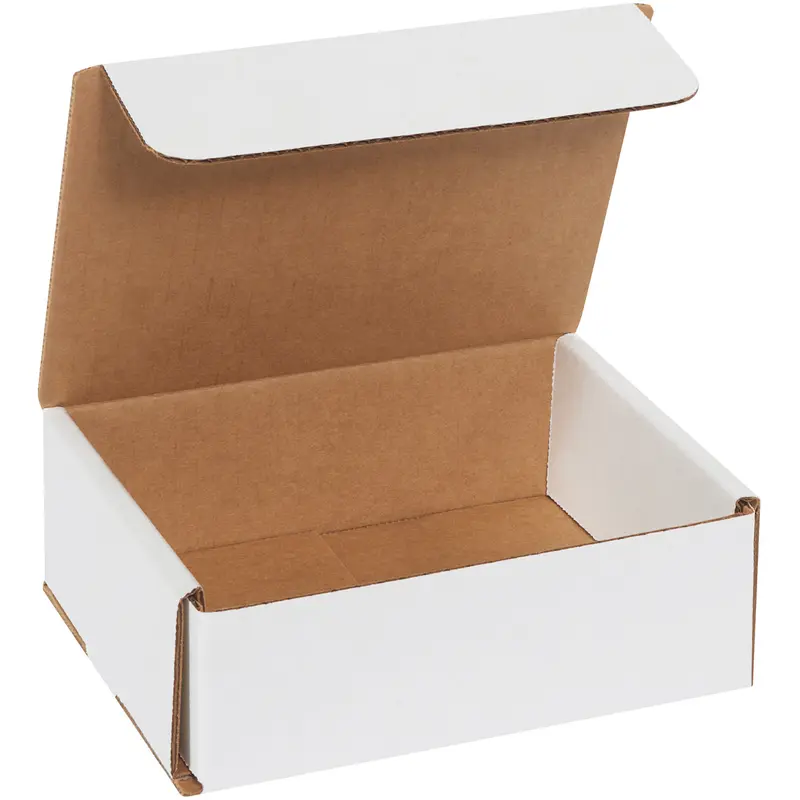 11 x 8 x 2 White Corrugated Mailers 50/Bundle