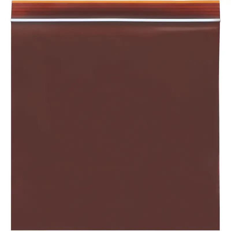 12 x 15 - 3 Mil Reclosable Amber UV Bags 1000/Case