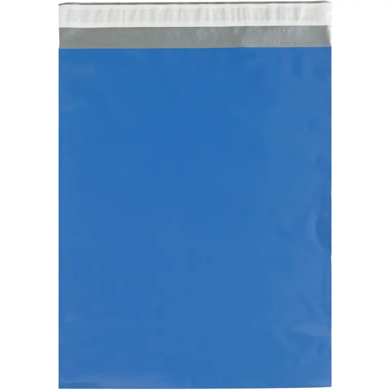 14 1/2 x 19 Blue Poly Mailers 100/Case