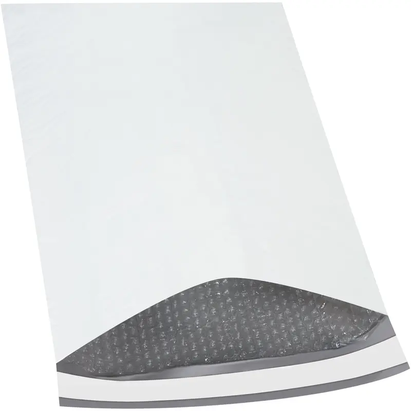 14 1/4 x 20 - #7 Self-Seal White Poly Bubble Mailers 50/Case