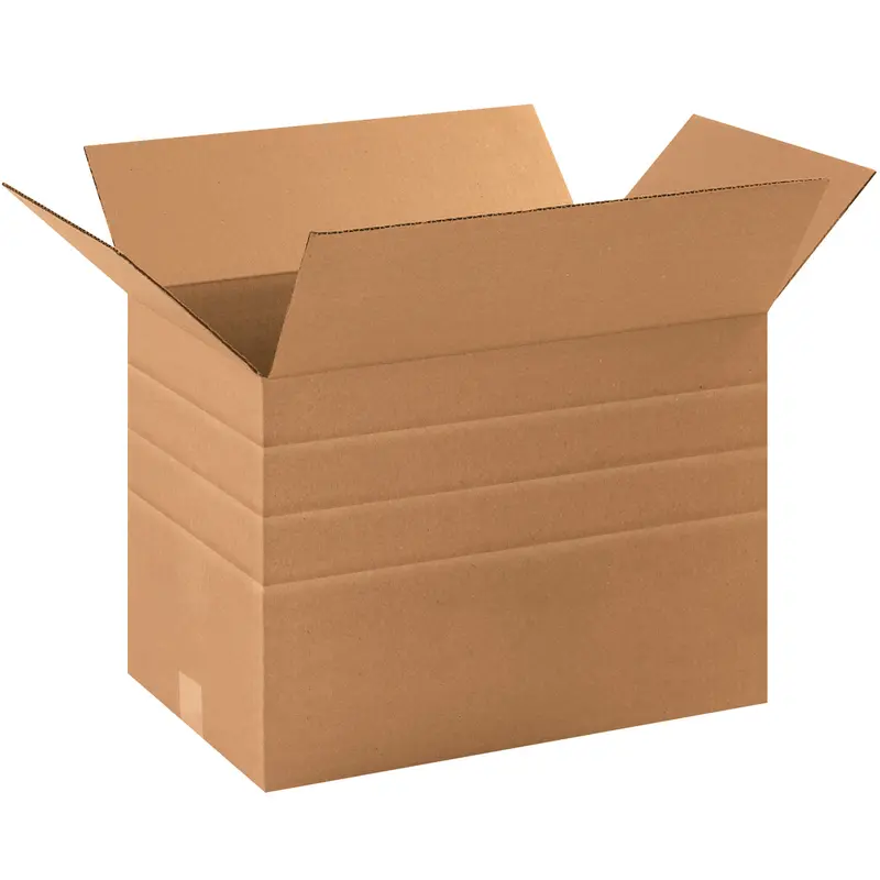 17 1/4 x 11 1/2 x 12 Multi Depth Corrugated Boxes  25/Bundle