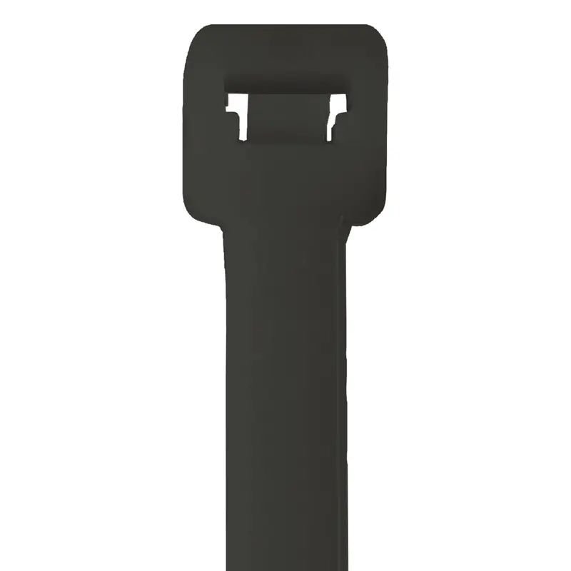 18" (250 lb Tensile) Black UV Cable Ties 100/Case