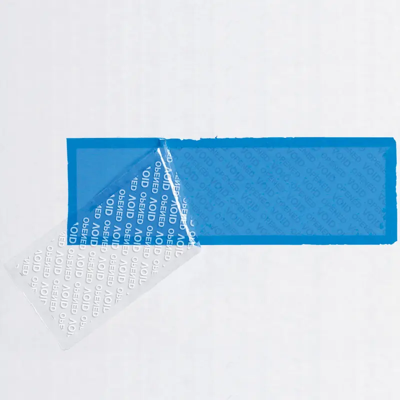 2" x 5 3/4" Blue Security Strips on a Roll 24/Case