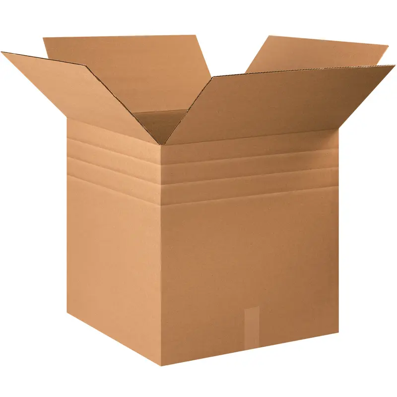 22 x 22 x 22 Multi Depth Corrugated Boxes 10/Bundle