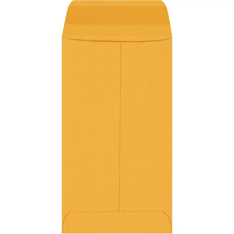 3 3/8 x 6 Kraft Gummed Envelopes 5000/Case
