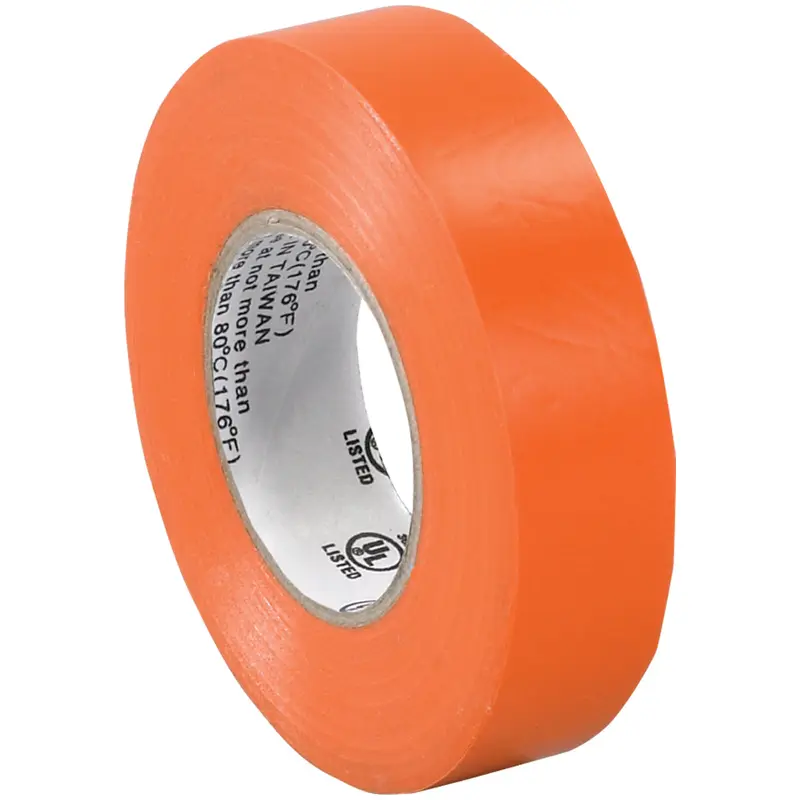 3/4" x 20 yds. Orange Electrical Tape 200/Case