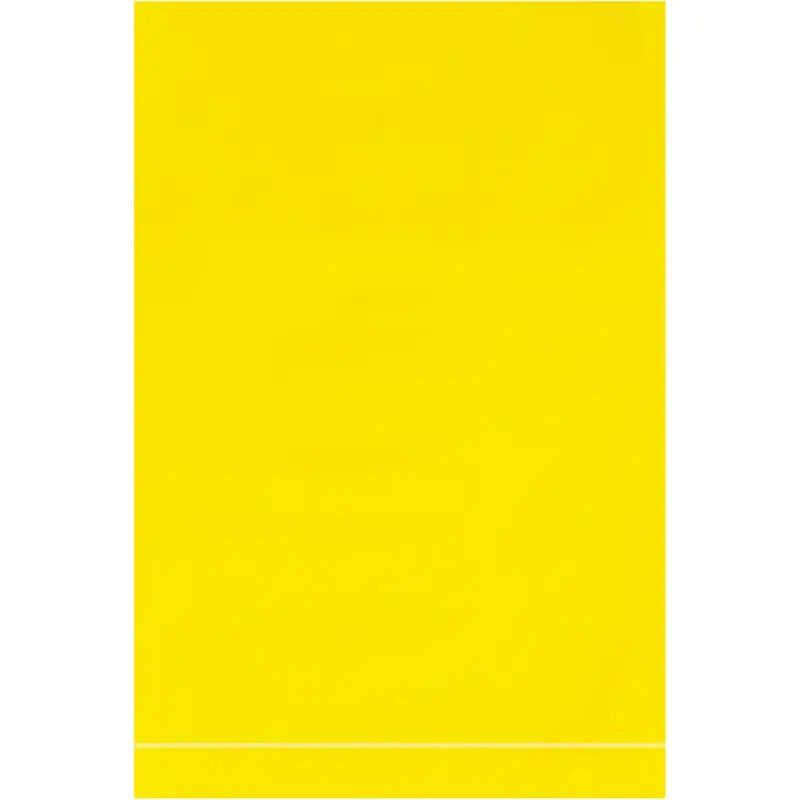 4 x 6 - 2 Mil Yellow Flat Poly Bags 1000/Case