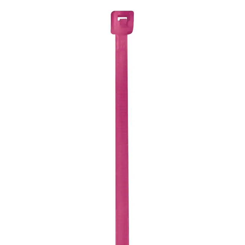 5 1/2" (40 lb Tensile) Fluorescent Pink Cable Ties 1000/Case