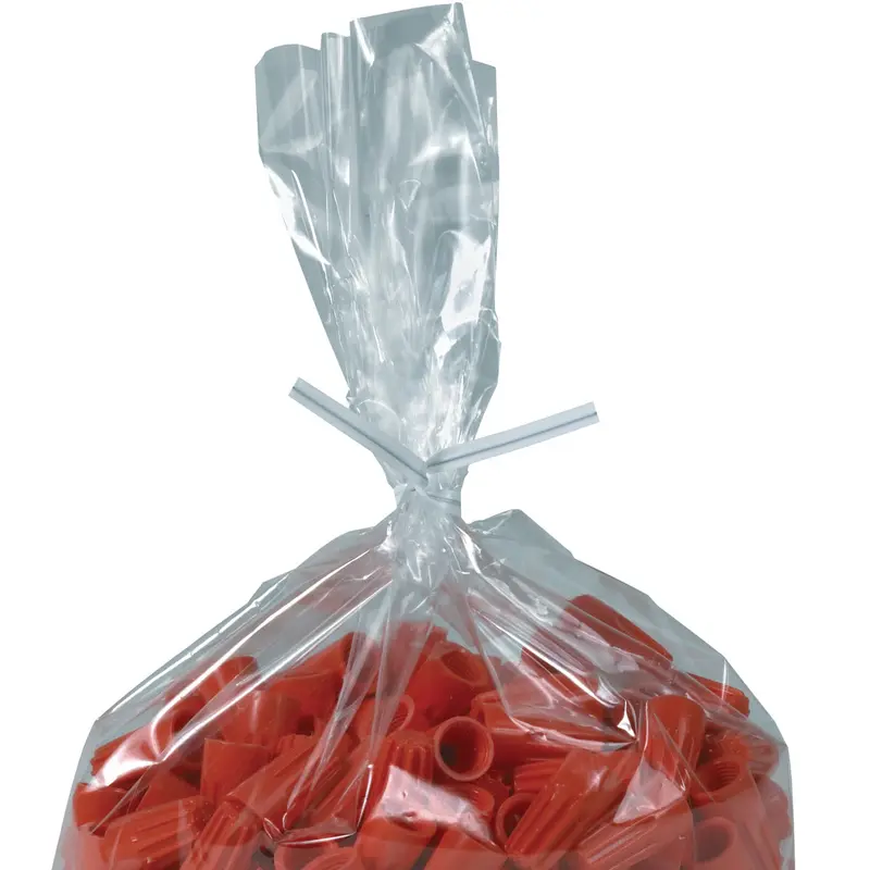 6 x 5/32 White Plastic Twist Ties 2000/Case