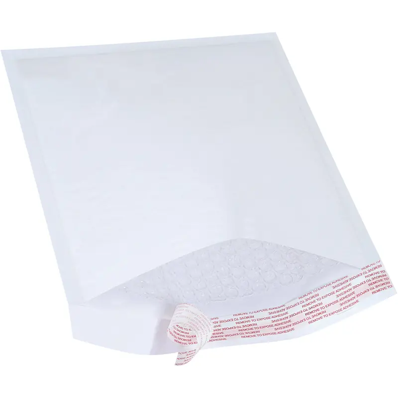 8 1/2 x 12 - #2 Self-Seal White Bubble Mailers 100/Case