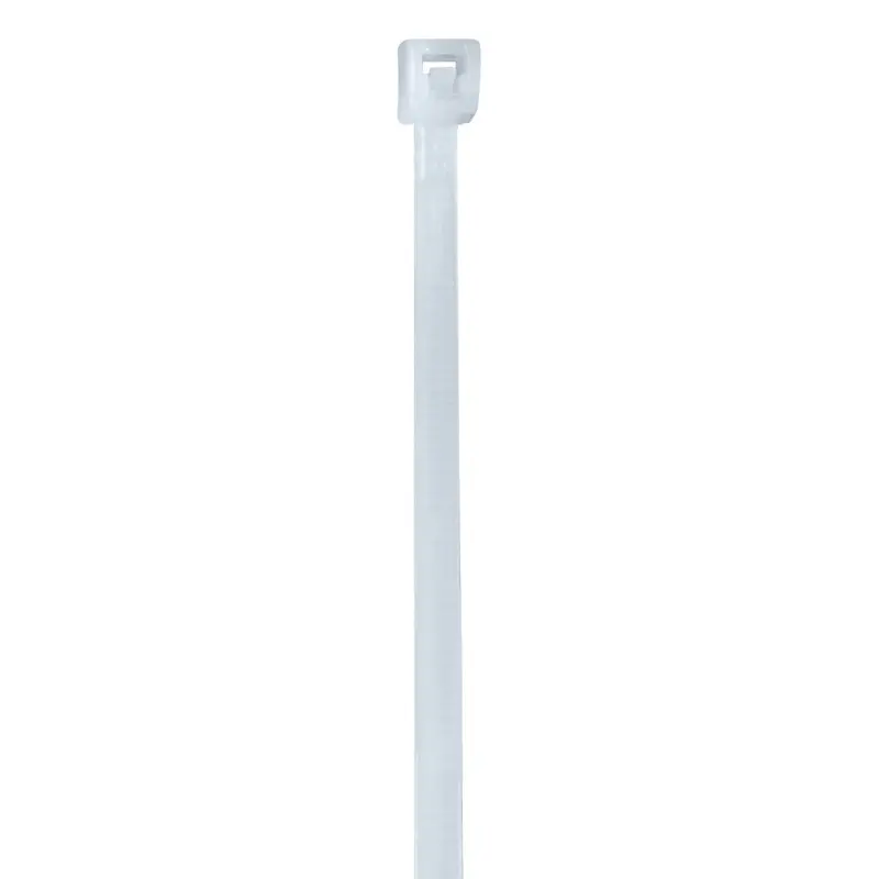 8" (18 lb Tensile) Clear Nylon Cable Ties 1000/Case