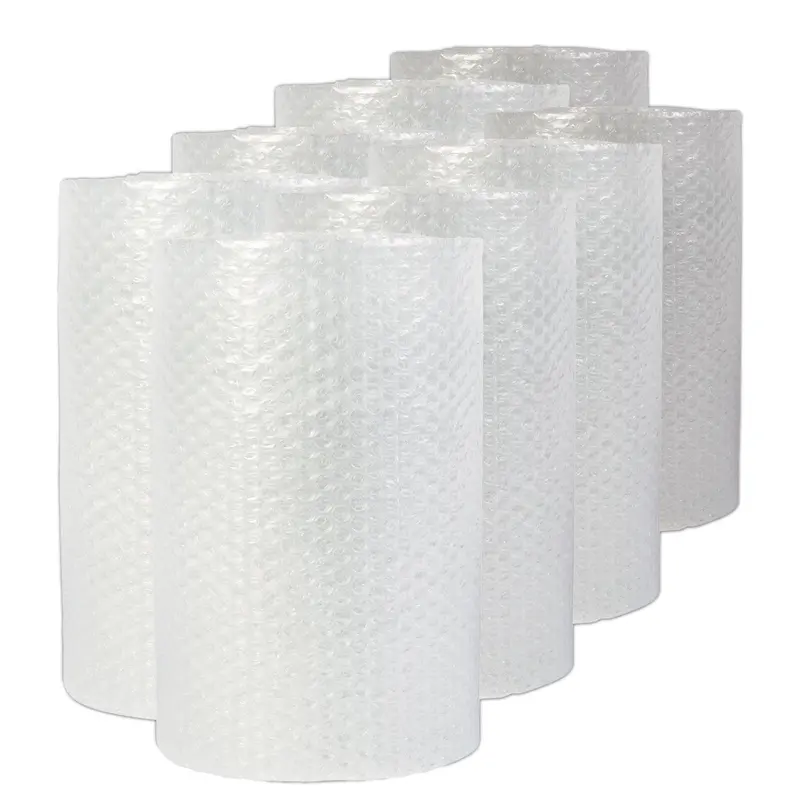 Bubble Packaging, 0.19" Thick, 24" x 50 ft, Perforated Every 24", Clear, 8/Carton