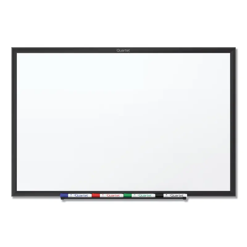 Classic Series Total Erase Dry Erase Boards, 48 x 36, White Surface, Black Aluminum Frame
