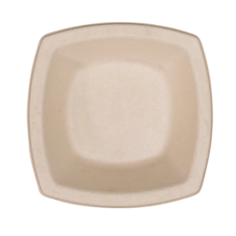 Compostable Fiber Dinnerware, ProPlanet Seal, Bowl, 12 oz, Tan, 1,000/Carton