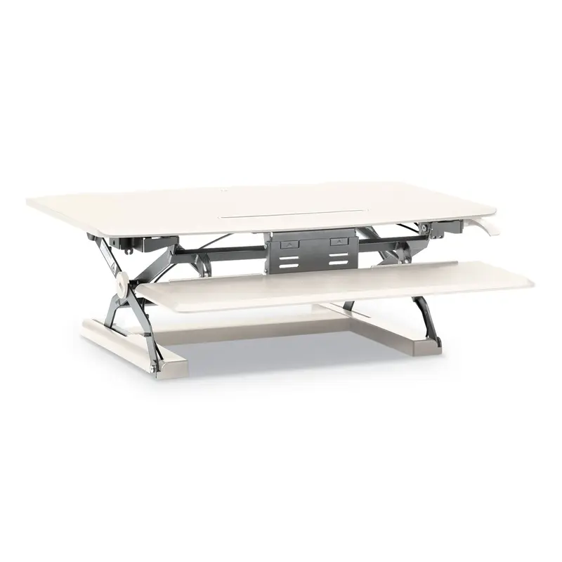 Coordinate Portable Desktop Riser, 35.04" x 31.1" x 5" to 16.54", White