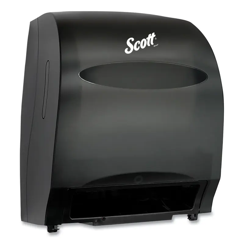 Essential Electronic Hard Roll Towel Dispenser, 12.7 x 9.57 x 15.76, Black